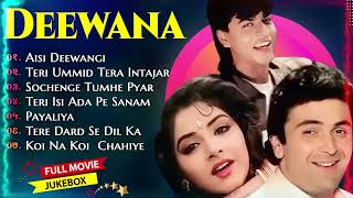 Deewana Movie All Songs Audio Jukebox Rishi Kapoor amp Divya BhartiShahrukh Khan [upl. by Lazare]