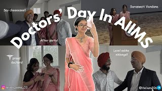 Doctors day celebration in AIIMS Rishikesh🩺singingpartyfunstudy aiims neet doctor mbbs [upl. by Ailssa]