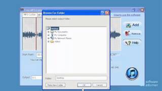 Free MP3 Cutter Joiner video tutorial [upl. by Zanlog]