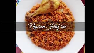 JOLLOF RICE RECIPE  NIGERIAN FOOD [upl. by Razaile429]