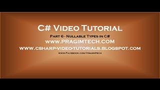Part 6  C Tutorial  Nullable Typesavi [upl. by Sirtemed]