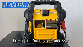 Dewalt DXAEJ14 1400 AMP Jump Starter and Air Compressor Review  Watch before ordering [upl. by Nalim]