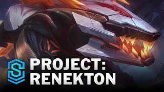 PROJECT Renekton Skin Spotlight  League of Legends [upl. by Valente]