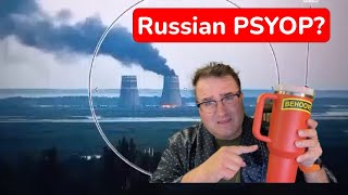 Could the Zaporizhia Nuclear Plant Fire be a Russian PSYOP [upl. by Devi]