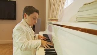 CHILD PRODIGY Nineyearold is youngest ever degreelevel pianist [upl. by Oilenroc]