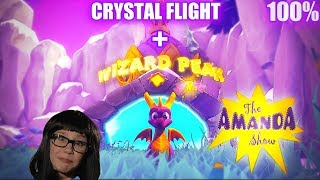 Spyro Reignited Trilogy Crystal FlightWizard Peak 100 [upl. by Yenar]