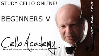 Cello Lesson Online  Beginners V  Vibrato playing loudly and softly the “crooked” bow [upl. by Enilesoj408]