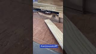 Resawing this black walnut varrickwoodcraft woodworking woodcraft [upl. by Anirdnaxela]