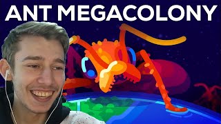 ANT WAR  The Billion Ant Mega Colony and the Biggest War on Earth Reaction [upl. by Acinomad870]