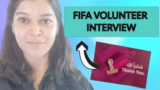 FIFA World Cup Qatar 2022  Volunteer Interview [upl. by Dnanidref832]