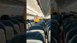 SAFETY DEMO  PAL EXPRESS A320 aircraft aviation travel cabincrew airplane flying flight fyp [upl. by Tireb]