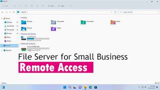 how to set up a file server for small business remote access [upl. by Fonsie]