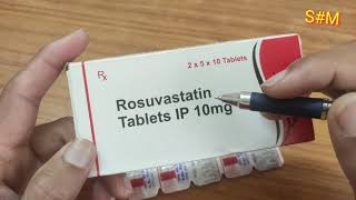 Rosuvastatin Tablet  Rosuvastatin tablet IP 10mg 20mg and 40mg  Uses doses and side effects [upl. by Acinok]