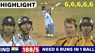 INDIA VS AUSTRALIA T20 WORLD CUP 2007  FULL MATCH HIGHLIGHTS  MOST THRILLING MATCH EVER🔥😱 [upl. by Ttsepmet]