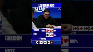 UNE MAIN COMPLÈTEMENT CHECHIN  Chechin PokerFrançais [upl. by Ahsiram]