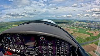 DURCHFLUG LUFTRAUM DELTA über CTR HANNOVER mit der Aquila A210 [upl. by Eb]