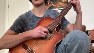 Saltarello  Italian Classical Guitar Song [upl. by Acinnej]