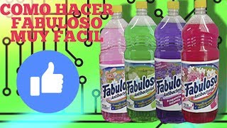 Como preparar fabuloso limpiador multiusos [upl. by Landa]