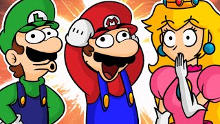 Funny Super Mario Characters Reaction Compilation  Gabasonian [upl. by Elwyn]