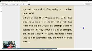 Daily Home Bible Reading  quotForsaking The Living Waterquot  Jeremiah 2113 [upl. by Narah294]