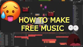 MAKING MUSIC FOR FREE  HOW TO MAKE MUSIC FOR FREE  AUDIOTOOL TUTORIAL [upl. by Ahsaercal]