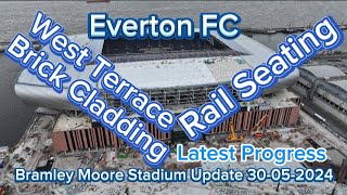 Everton FC New Stadium at Bramley Moore Dock Update 30052024 [upl. by Kaylee]