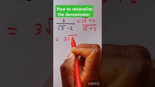 How to rationalize the denominator Surds Grade 11 Maths [upl. by Nedle49]