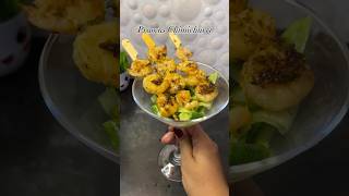 Prawns Chimichurri food shorts seafood grilledseafood foodshorts recipe viralvideo prawns [upl. by Ainirtac]