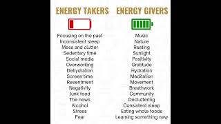 Energy takers vs energy givers shorts [upl. by Ainalem]