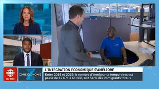 Zone économie  Élections Québec 2022  les seuils dimmigration [upl. by Aidnis]