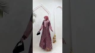 Model gamis batik terbaru 2025 shortvideo shortsvideo shortsfeed shorts short dress trending [upl. by Asiat]