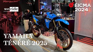 Yamaha Ténéré 700 2025  LIVE da EICMA 2024 [upl. by Macy]