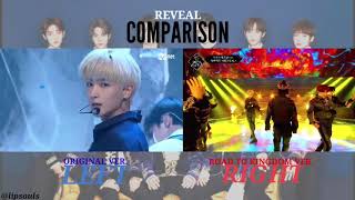 THE BOYZ  Reveal Original Ver VS RTK Ver Performance Comparison [upl. by Anayet]