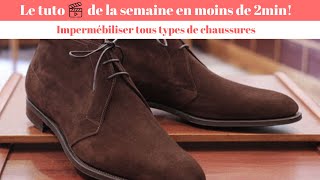 Comment Imperméabiliser des Baskets et autres Chaussures [upl. by Karilynn322]