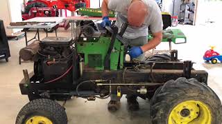 Deere 318 Repower And Restoration Part 1 [upl. by Karp]