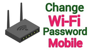 How to Change Wifi Password in Mobile 2023  2024  Wifi ka Password kaise Change kare Mobile se [upl. by Chadburn]