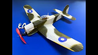 Building a Guillows Hawker Typhoon IB [upl. by Mosby]