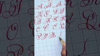 How To Write Letter PBR In Calligraphy For Beginners calligraphy cursive handwriting writting [upl. by Zetta548]