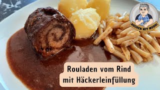 Rouladen vom Rind mit Häckerleinfüllung [upl. by Ailil]