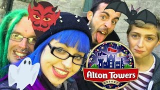 SCAREFEST 2016 Halloween At Alton Towers Vlog  Emily Boo [upl. by Jelks370]