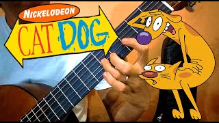 Cat Dog  Intro Opening  Tutorial  Guitarra Melodía [upl. by Nahtnaoj]