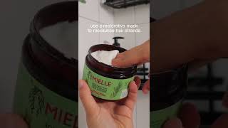 Mielle Rosemary Mint Strengthening Shampoo  Rosemary Mint Strengthening Hair Masque [upl. by Ytitsahc175]