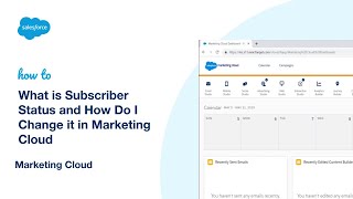 What is Subscriber Status and How Do I Change it in Marketing Cloud  Salesforce [upl. by Yrogiarc]