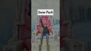 Snow Park In Statue Of Belief  snowpark statueofbelief minivlog snow nathdwara davidsolanki [upl. by Ytteb]