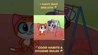 Fixing Bad Breath 🤢🦷 Learn Hygiene amp Good Habits for Fresh Smile 😻 PURR PURR [upl. by Korten]