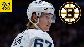 Boston Bruins Sign Morgan Geekie [upl. by Rubetta131]