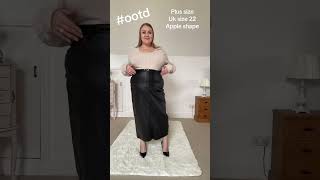 Plus size outfit inspiration for Apple shapes plussizefashion outfitinspiration appleshapebody [upl. by Langan583]