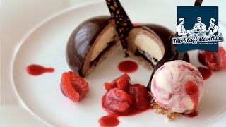 Duo of chocolate mousses recipe with Callebaut chocolate [upl. by Nerrot]