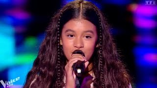 The Voice Kids 2024  Inès chante quotMon idolequot de Janie [upl. by Zinck]