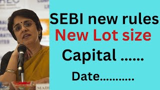 sebi new rules fampo traders  New Lot size  capital [upl. by Atteram623]